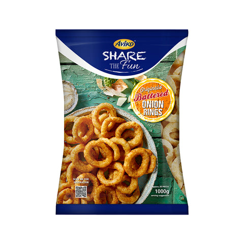 Aviko Beer Battered Onion Rings 1kg