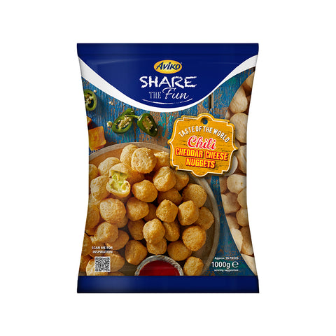 Aviko Chilli Cheddar Cheese Nuggets 1kg