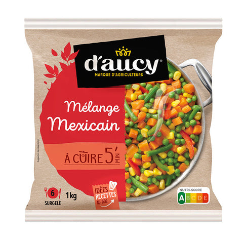 Daucy Frozen Mexican Mix Vegetable (To be cooked) 1Kg