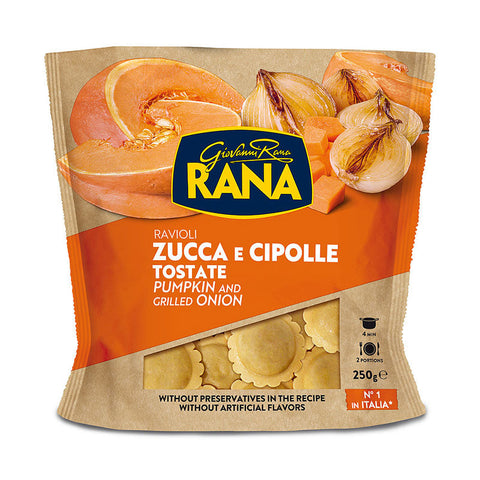 Giovanni Rana Pumpkin And Grilled Onion Ravioli Fresh Filled Pasta 250g