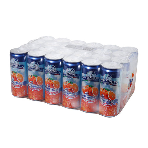 San Benedetto Sparkling Clementine Orange Juice 24 x 330ml