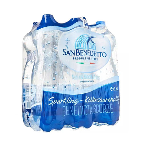 San Benedetto Sparkling Mineral Water 6 x 1.5Litre (Carton)